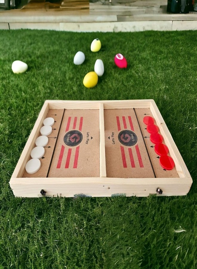 G.FIDEL لعبة هوكي احترافية كبيرة الحجم من جي.فيدل مقاس 24 بوصة | أسرع | أسرع من أول لمسة | لعبة لوحية داخلية للأطفال والكبار والعائلة. - Image 4